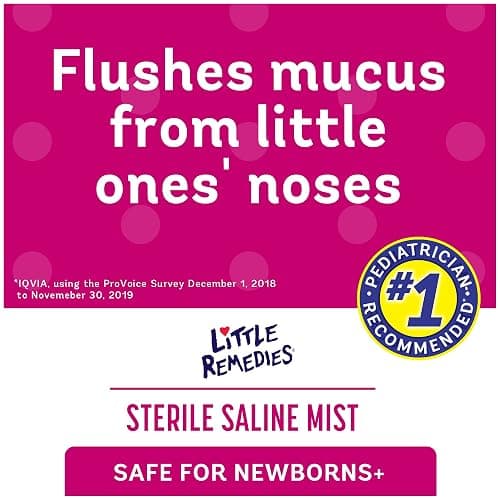 Little Remedies Sterile Baby Saline Nasal Mist, 3 Fl Oz Pack of 3 | Safe for Newborns, Relieve Stuffy and Dry Noses, Drug-Free, Gently Wash Away Mucus thumbnail 2