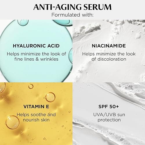 IT Cosmetics CC+ Cream with SPF 50+ Full Coverage Foundation Natural Finish | Color Correcting Foundation + Concealer - Anti-aging Hydrating Serum, Hyaluronic Acid + Niacinamide, Perfect for Mature Skin thumbnail 11