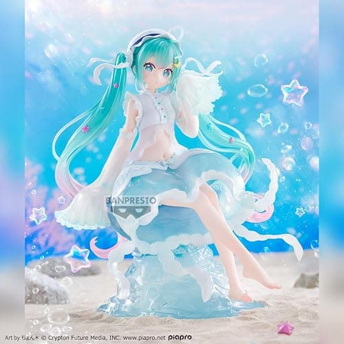 Banpresto - Hatsune Miku - Hatsune Miku Clearluxe Jellyfish Evolve Collectible Figure thumbnail 2