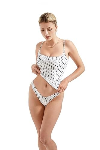 SUUKSESS Women Sexy Square Neck Tank Top Summer Y2K Going Out Basic Cami Shirt thumbnail 7