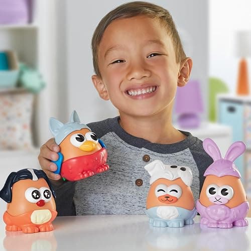 POTATO HEAD Pet-Tato Tots, Pet-Themed Set with 31 Parts and Pieces Plus Rolling Carry Case, Toddler and Preschool Toys for Girls and Boys 2 and Up (Amazon Exclusive) thumbnail 6
