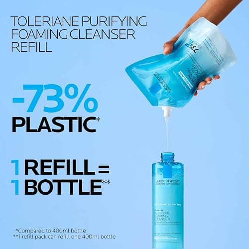La Roche-Posay Toleriane Purifying Foaming Facial Cleanser, Oil Free Face Wash for Women & Men with Niacinamide + Ceramides, Pore Cleanser Safe For Sensitive Skin, Won’t Dry Out Skin, Soap Free thumbnail 2