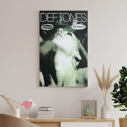VQFYNOBCI Deftones Poster Vintega MusicCanvas Art for Room Aesthetic And Wall Art Picture Living Room Decor Poster12x18inch(30x45cm) thumbnail 8