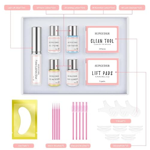 2026 Lash Lift kit Eyelash perm kit,SUPGUDER Professional Eyelash Curling Lash Extension Set,Lash Lifting Tools Suitable for Salon thumbnail 4
