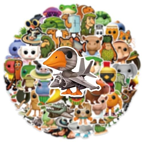 50Pcs Italian Brainrot Animals Stickers for Kids, Tralalero Tralala Stickers for Water Bottles, Tung Tung Tung Sahur Sticker Pack Waterproof Vinyl for Laptop Phone Party Favors Decals thumbnail 7