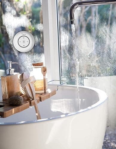 LEICKE Enceinte Bluetooth Portable Étanche Haut Parleur de Douche sans Fil Haute stéréo LED Lumière Ventouse puissante, Stéréo, Radio FM Mic Intégré, Idéal pour Plage, Cuisine et Piscine 5h thumbnail 7