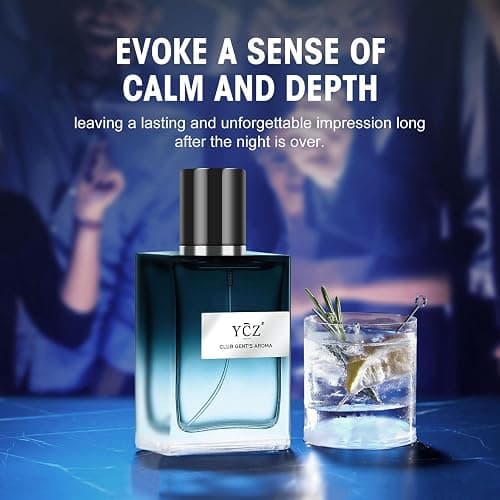 Ycz CLUB GENT'S AROMA, 1.7oz(50ml), Man Perfume, Nightclub Essential Fragrance, Long Lasting Cologne for Men with Aromatic Woody Notes of Aldehyde, Ginger, Mint, and Lemon thumbnail 7