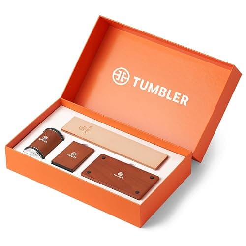 Tumbler Rolling Knife Sharpener Set - Knife Sharpening Made Easy - Starter Set (Complete Gift Set) - Image 1