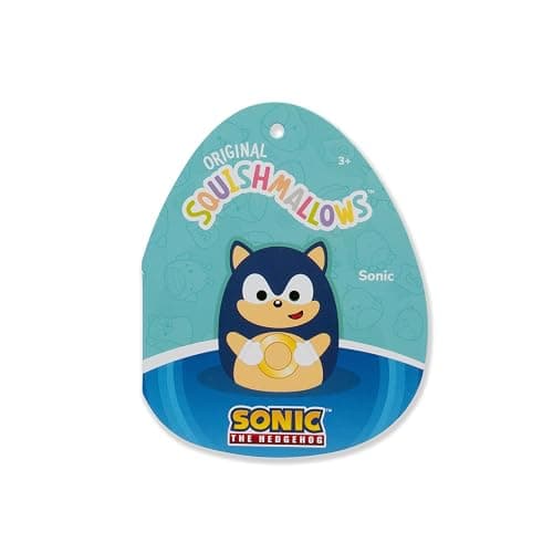 Squishmallows Original 14in “Sonic The Hedgehog” Sonic Holding Gold Rings Plush (Large) thumbnail 7