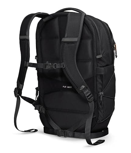 THE NORTH FACE Women's Borealis Luxe Commuter Laptop Backpack, TNF Black/Burnt Coral Metallic-NPF, One Size thumbnail 3