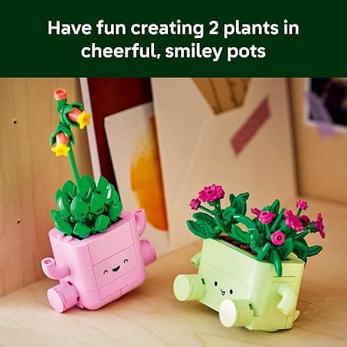 LEGO Botanicals Rocking Plants - Building Toy for Kids, Girls & Boys, Ages 9+ - Decor for Dorm Desk or Shelf - Housewarming Gift Ideas - 11506 thumbnail 4