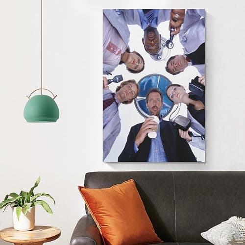 House M.D Movie Poster- Poster Decorative Painting Canvas Wall Art Living Room Posters Bedroom Painting 24x36inch(60x90cm) thumbnail 4