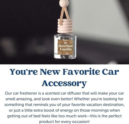CE Craft Hanging Car Air Freshener – Fragrance Oil Diffuser with Essential Oils – Long-Lasting Aromatherapy Scents for Automobiles – 4 Pack, Masculine thumbnail 7