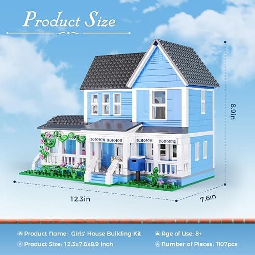 Gilmore Stars Hollow Luke’s Lorelai Movie House Building Block Toys Set,Compatible with Lego, Gift and Collectibles Decor Set for Family Sitcom TV Fans Girls Women Adult(1107 PCS) thumbnail 3