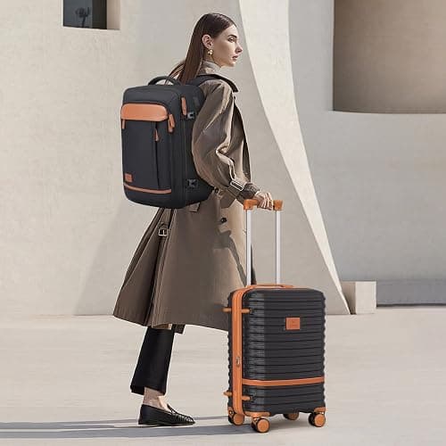 Joyway Expandable Carry on Luggage Sets Airline Approved, Lightweight Hard Shell 20 Inch Carry-on Suitcase with Spinner Wheels thumbnail 2