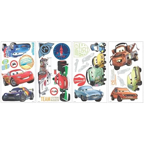 Disney Pixar Cars 2 Peel and Stick Wall Decals by RoomMates - Image 1