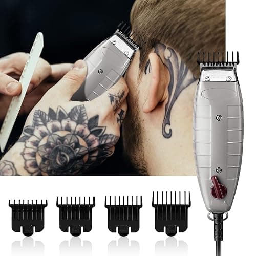 T Outliners Guards for Andis T Outliner, From 1/16-3/8 inch Snap-on Blade Attachment Combs Set, 4 Pack thumbnail 6
