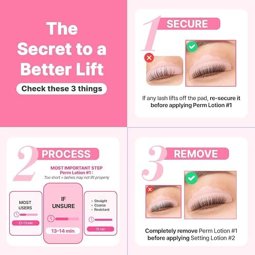 Korean Lash Lift Kit - 5 Sets At Home Eyelash Perm Kit with Upgraded Glue, Eyelash Lift, DIY Lash Perm Easy for Beginner & Professional, Semi Permanent Perming Wave Suitable For Salon & Home thumbnail 5