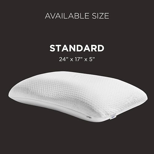 Tempur-Pedic Memory Foam Symphony Pillow Luxury Soft Feel, Standard, White thumbnail 14