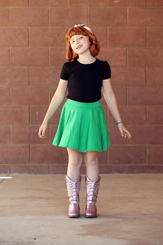 City Threads Big Girls' Cotton Twirly Skirt thumbnail 2