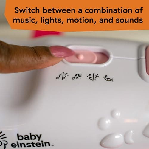 Baby Einstein Sea Dreams Soother Musical Crib Toy and Sound Machine, Pink, Newborn and up thumbnail 8