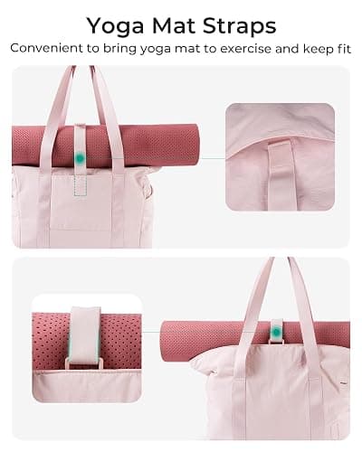 BAGSMART Tote Bag for Women, Tote Bag with Zipper Work Tote with Compartments Nurse Shoulder Hanbag for Travel, Gym thumbnail 5