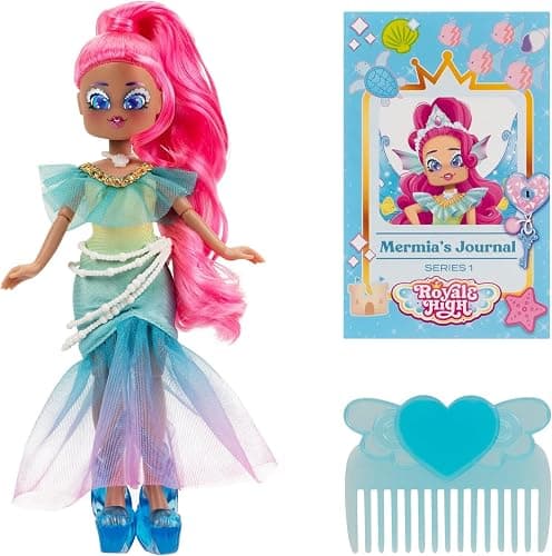 Royale High 9” Fashion Doll - Water Fairy, Wave 1, Series 1 Doll - Fairy Journal, Comb, and Virtual Item Code Included - Ages 5+ thumbnail 5