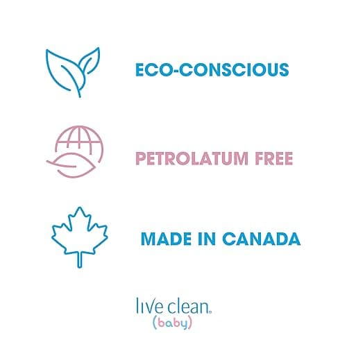 Live Clean Baby Gentle Moisture Baby Essentials Gift Set, 4 Count - Gentle Moisture thumbnail 5