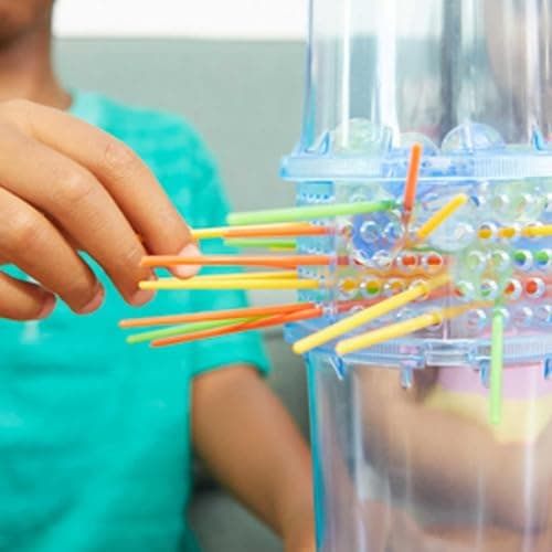 Mattel KerPlunk Kids Game, Easy-to-Learn Family Game for 2 to 4 Players, Don't Let The Marbles Fall thumbnail 5