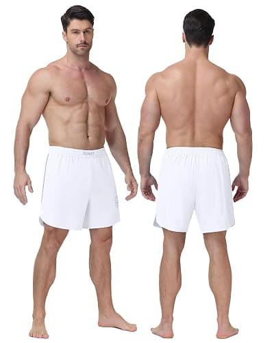 Runhit Men's BJJ Shorts – MMA Fight Shorts for Wrestling, Boxing, No Gi, Jiu Jitsu, Muay Thai, Training, Grappling, Fighting thumbnail 2