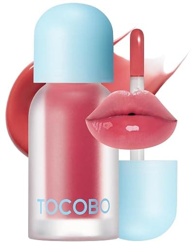 TOCOBO Juicy Berry Plumping Lip Oil 18 Cozy Pink – Korean Vegan Hydrating Lip Oil with Plant Oils for High Shine Gloss - Non Sticky Formula for All Skin Tones, 0.12 fl.oz. - Image 1