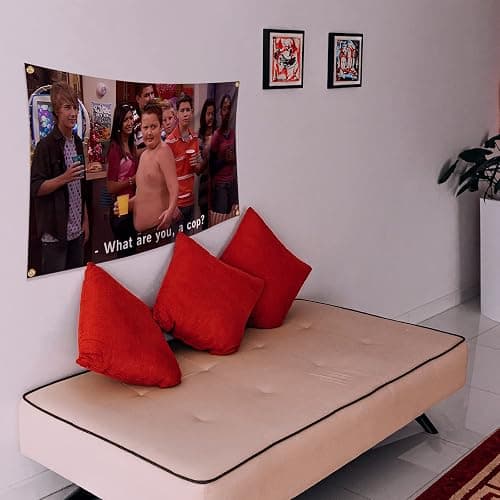Funny Flag Gibby What are You, A Cop? 3 * 5 Feet With Four Brass Buttonholes For Hanging Suitable For Indoor And Outdoor University Dormitory Party Tapestry thumbnail 5