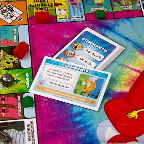 Monopoly Spongebob Squarepants Meme Edition | Based on Nickelodeon Show | Featuring Familiar Memes of Locations, Episodes, and Characters | Officially-Licensed & Collectible Monopoly thumbnail 7