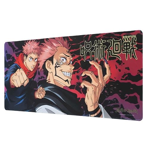 Grupo Erik XXL Mouse Pad - Jujutsu Kaisen Gifts | Gaming Desk Mat 31.5 x 13.8 inches Non-Slip Rubber Mat, Keyboard & Mouse Mat Large | Gaming Gifts Gamer - Image 1