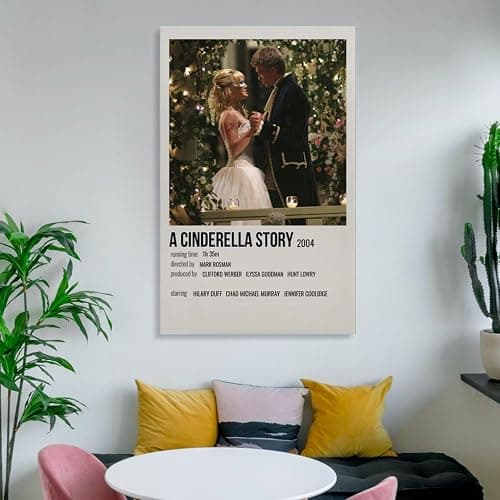 A Cinderella Story Comedy Themed Movie Poster (1) Poster Decorative Painting Canvas Wall Art Living Room Posters Bedroom Painting 12x18inch(30x45cm) - 12x18inch(30x45cm) - Unframe-style thumbnail 5