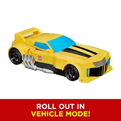 Transformers Toys Heroic Bumblebee Action Figure - Timeless Large-Scale Figure, Changes into Yellow Toy Car, 11" (Amazon Exclusive) thumbnail 3