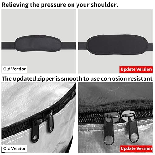 UCEDER Surfboard Cover and Surfboard Storage Bag for Outdoor Travel,5'0"-9'10" Surfboard Bag,Maximum Protection for Your Surfboard thumbnail 3