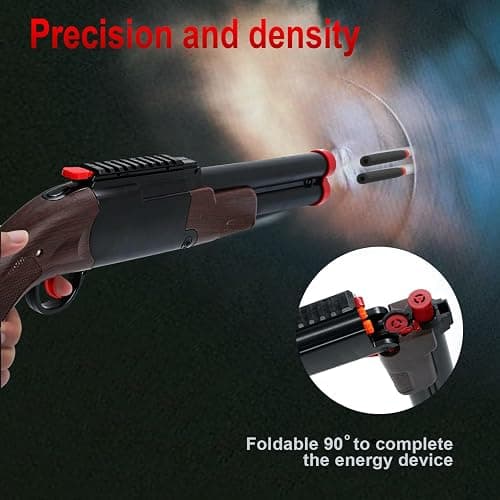 Double Barrel Toy Foam Blaster - Foam Squirt with Suction Dart and Catridge, 2 in 1 Foam Dart Blaster with Suction Dart and Catridge for Kids Teen Adults, Outdoor Toys for 8+ Year Old Boys & Girls thumbnail 4