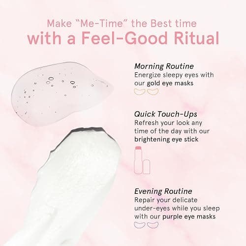 grace & stella Under Eye Brightener Balm Stick - Travel Essentials - Caffeine Eye Cream for Dark Circles, Puffiness, Wrinkles - Vegan Moisturizer Stick with Niacinamide, Hyaluronic Acid (0.13oz/3.5g) thumbnail 8