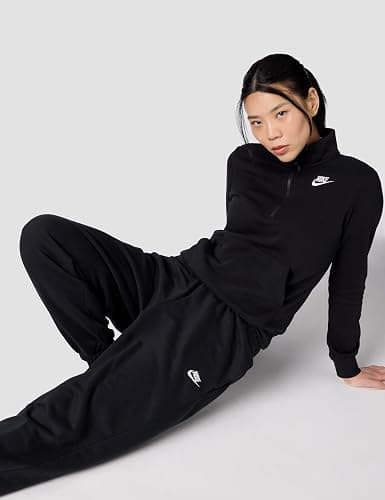 Nike Women's Sportswear Club Fleece Mid-Rise Oversized Sweatpants thumbnail 4