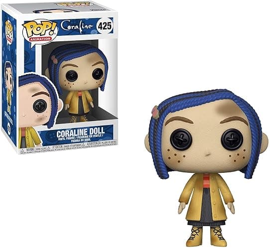 Funko Pop Movies: Coraline - Coraline As A Doll Collectible Figure, Multicolor - Image 1