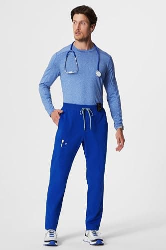 Fabletics Men's Intake Scrub Pant - MotionTech, 4-Way Stretch, Pocket-Packed, Wrinkle-Resist, Semi-Slim Fit thumbnail 4