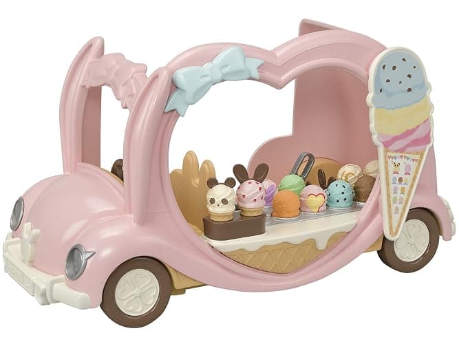 Calico Critters Ice Cream Van, Toy Vehicle for Dolls - Image 1