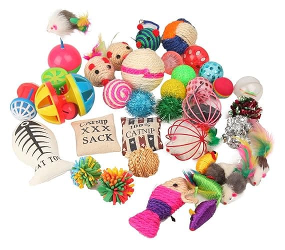 Fashion's Talk Cat Toys Variety Pack for Kitty 20 Pieces - Image 1