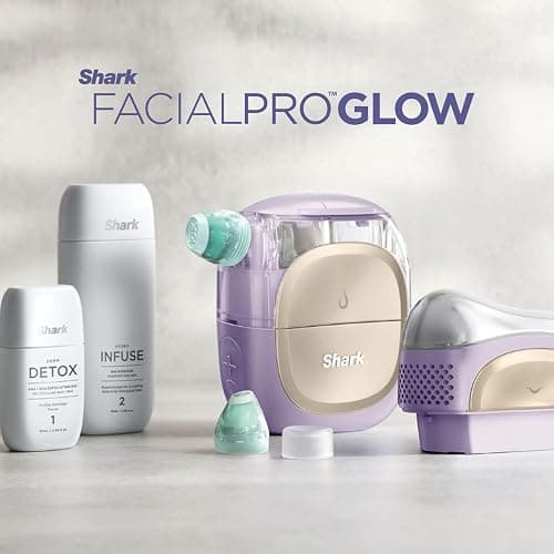 Shark FacialPro Glow at-Home Hydro-Powered Facial System with DePuffi Hot & Cold Therapy – Professional Spa Skincare Device for Pore Cleansing, Hydration, & Radiant Glow, Black, FH320BK thumbnail 7