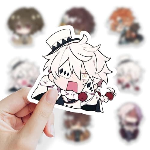 66Pcs Bungo Stray Dogs Themes Waterproof Stickers for Water Bottle Cup Laptop Bike Skateboard Luggage Box Vinyl Graffiti Patches BRJKT thumbnail 4