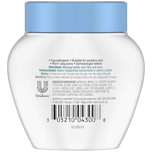 Pond's Cream Dry Skin 3.9 oz (Pack of 2) - Unscented - 3.9 Ounce (Pack of 2) thumbnail 6