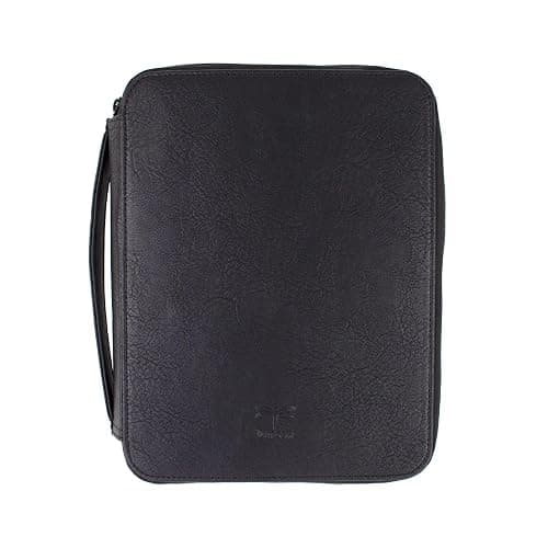 Tombow 56204 Zippered Marker Storage Case, Black. Portable Art and Craft Storage Case with 54 Slots and Mesh Pouch fits Dual Brush Pens, Pencils, Pens, Markers and Accessories - Image 1