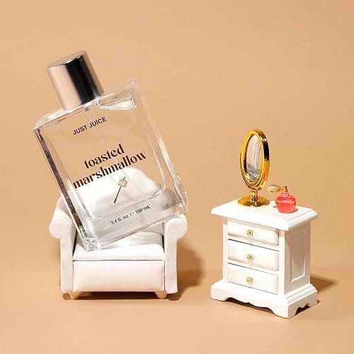 Just Juice Toasted Marshmallow - Vanilla Perfume for Women and Men - Gourmand Mini Travel Perfume with Caramel, Marshmallow, Amber Notes - 0.33 oz thumbnail 6