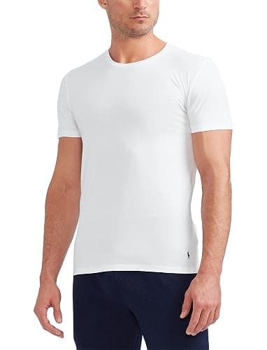 POLO RALPH LAUREN Men's T-Shirt, 3-Pack, Classic Men's Cotton Crewneck Shirts, Moisture-Wicking, (Long, Big & Tall) thumbnail 2